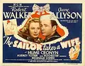The Sailor Takes a Wife poster