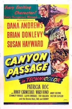 Canyon Passage poster