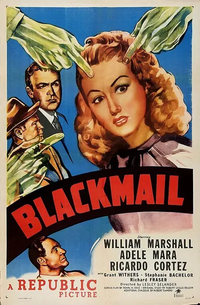 Blackmail poster