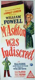 The Senator Was Indiscreet poster