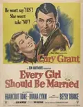 Every Girl Should Be Married poster