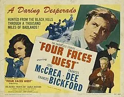 Four Faces West poster