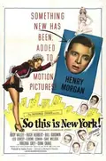 So This Is New York poster
