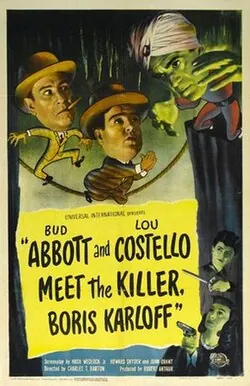 Bud Abbott Lou Costello Meet the Killer Boris Karloff poster