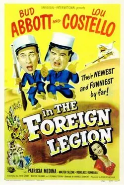 Bud Abbott and Lou Costello in the Foreign Legion poster