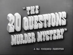 The Twenty Questions Murder Mystery poster