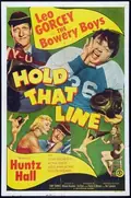 Hold That Line poster