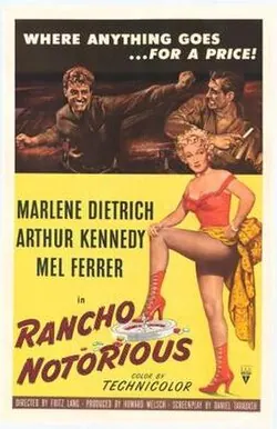 Rancho Notorious poster
