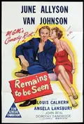 Remains to Be Seen poster