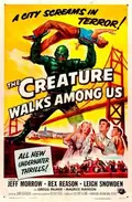 The Creature Walks Among Us poster