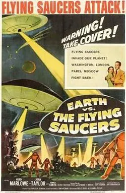 Earth vs. the Flying Saucers poster