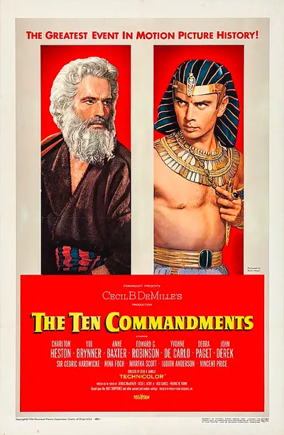 The Ten Commandments poster