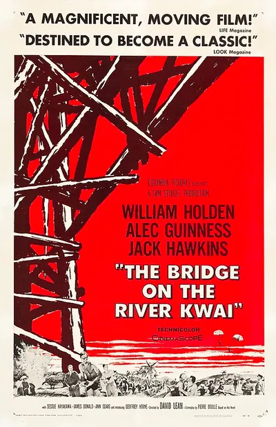 The Bridge on the River Kwai poster