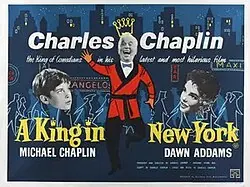 A King in New York poster