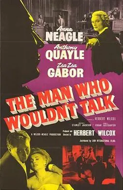 The Man Who Wouldn't Talk poster