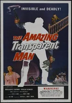 The Amazing Transparent Man poster