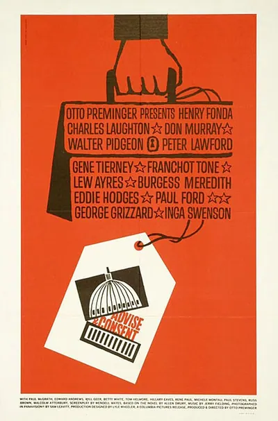 Advise & Consent poster
