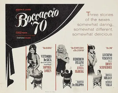 Boccaccio '70 poster