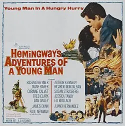 Hemingway’s Adventures of a Young Man poster