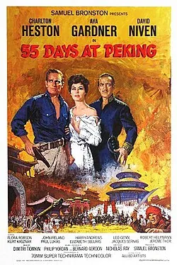 55 Days at Peking poster