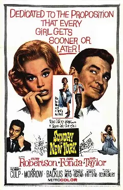 Sunday in New York poster