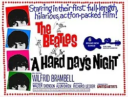 A Hard Day's Night poster
