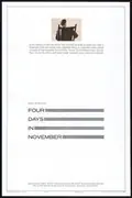 Four Days In November poster