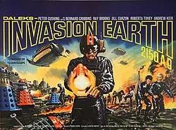 Daleks' Invasion Earth 2150 A.D. poster