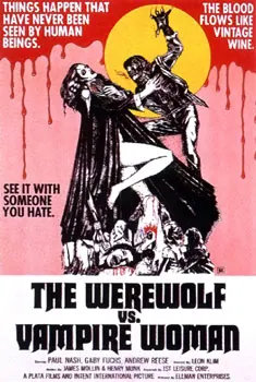 The Werewolf Versus the Vampire Woman poster