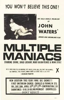 Multiple Maniacs poster