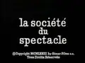 The Society of the Spectacle poster