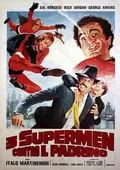 3 Supermen Against Godfather poster