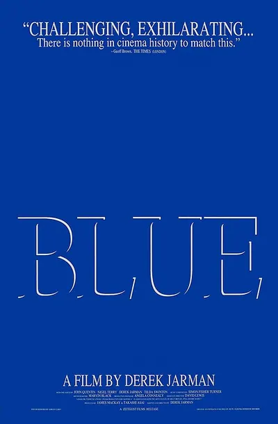 Blue poster