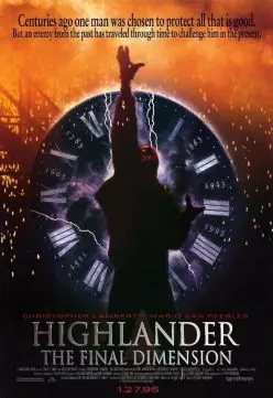Highlander: The Final Dimension poster