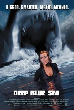 Deep Blue Sea poster