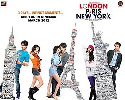 London, Paris, New York poster