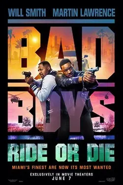 Bad Boys: Ride or Die poster