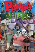 Panda vs. Aliens poster